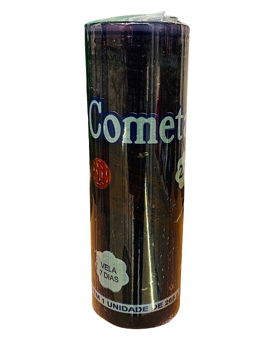 Vela de 7 dias Cometa - Preta