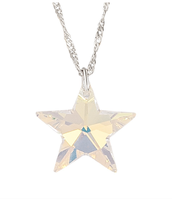 Colar Estrela Swarovski 20mm
