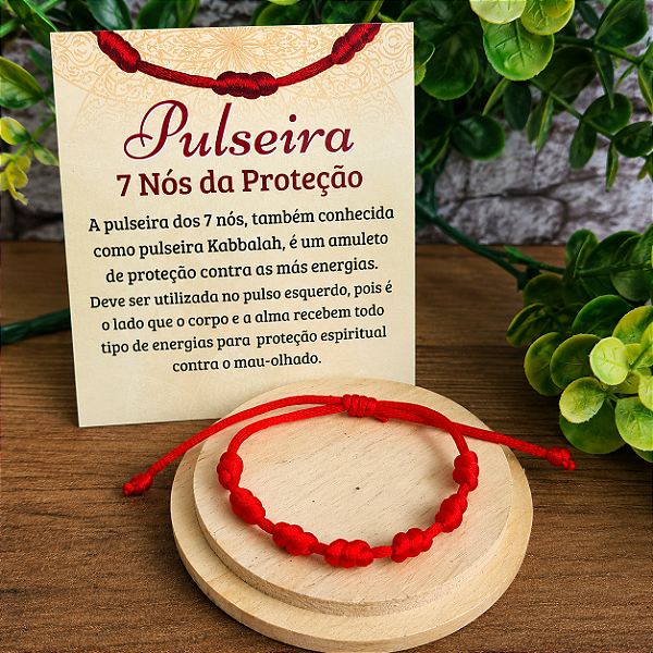 Pulseira 7 Nós da Proteção – Grossa