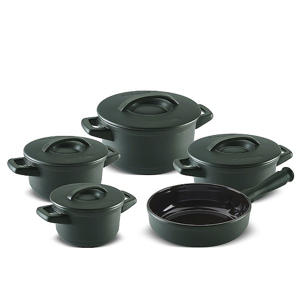 Conjunto Caçarola Duo+ Smart - 05 Peças - Matte - Alto Padrão Móveis.