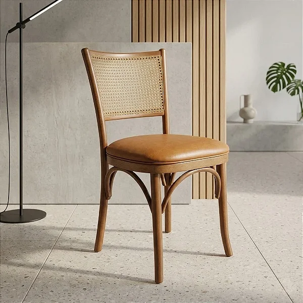 Cadeira Doha - Imbuia/Marrom - Alto Padrão.