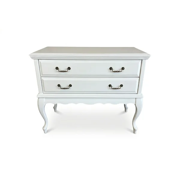 Aparador Louvre 2 Gavetas - Branco - Alto Padrão Móveis.