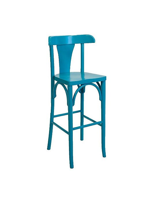 Banqueta Portugal - Azul Turquesa - Alto Padrão Móveis.