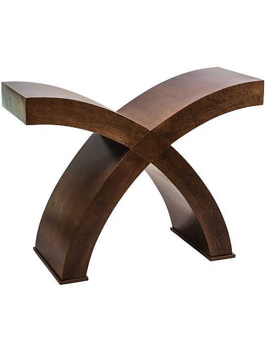 Base de Mesa Curva X - Capuccino - Alto Padrão Móveis.