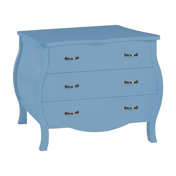 Cômoda Prince - Azul Claro - Alto Padrão Móveis.