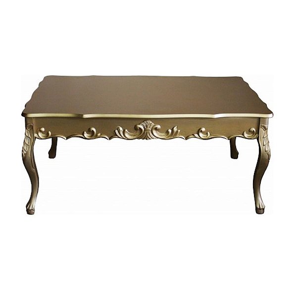 Mesa de Centro Entalhada Lyon - Alto Padrão Móveis.