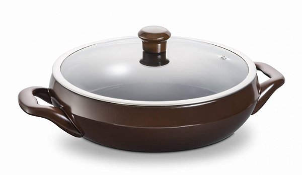 Moquequeira 3,5 Litros 29cm em Cerâmica - Chocolate - Ceraflame.