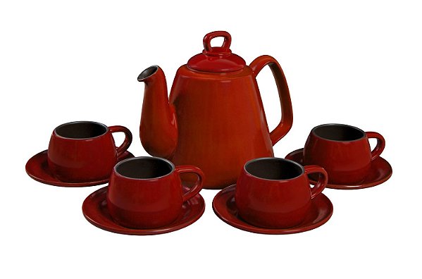 Conjunto Café Tropeiro 9 Peças - Pomodoro - Ceraflame.