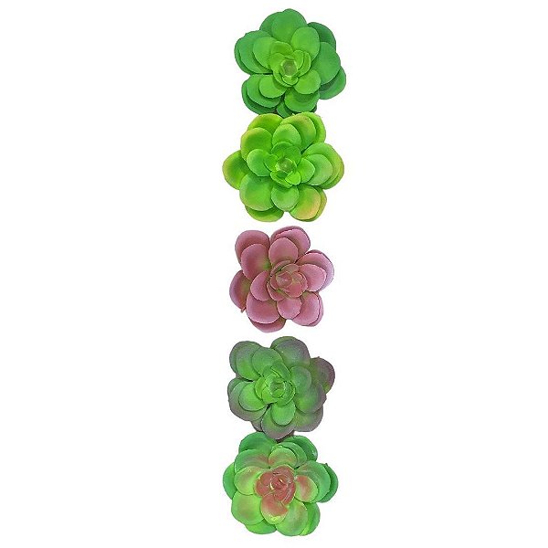 Planta Suculenta Echeveria Artificial para Decoração