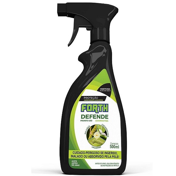 Inseticida Forth Óleo de Neem para Jardim Pulgões e Lagartas