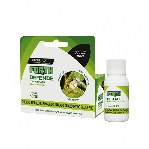 Inseticida Forth Defende Óleo De Neem Concentrado 30ml