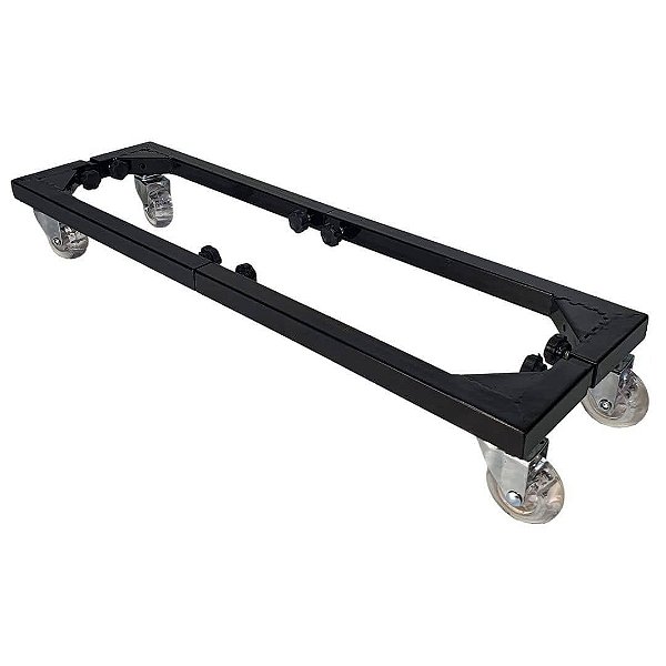 Suporte Com Rodas De Silicone Para Jardineiras Ajustável