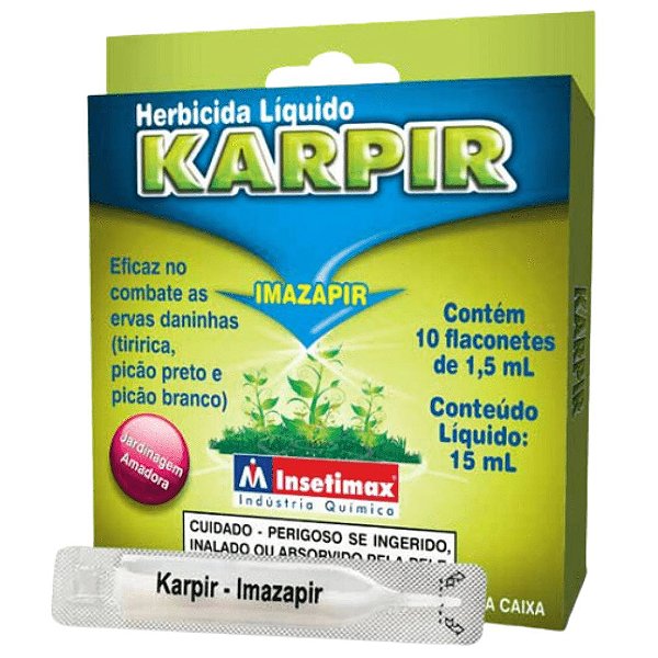 Mata Mato Karpir 15ml Concentrado Herbicida Seletivo Faz 10L