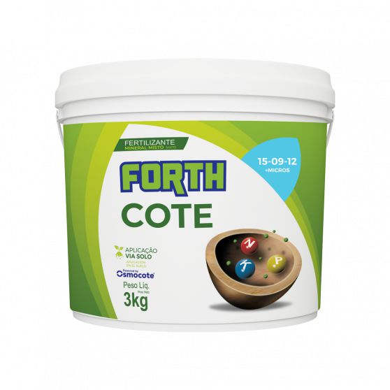 Adubo Fertilizante NPK Forth Osmocote 15-09-12 Balde De 3kg