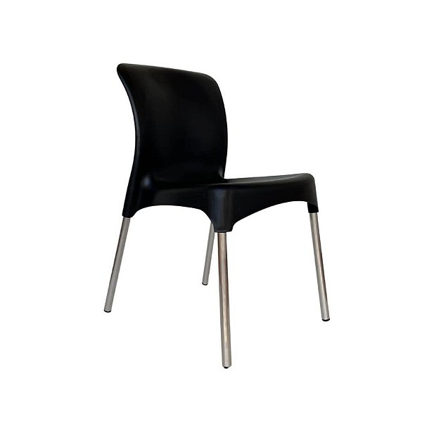 Cadeira Plástico Metal Sec Line Jardim e Área Externa