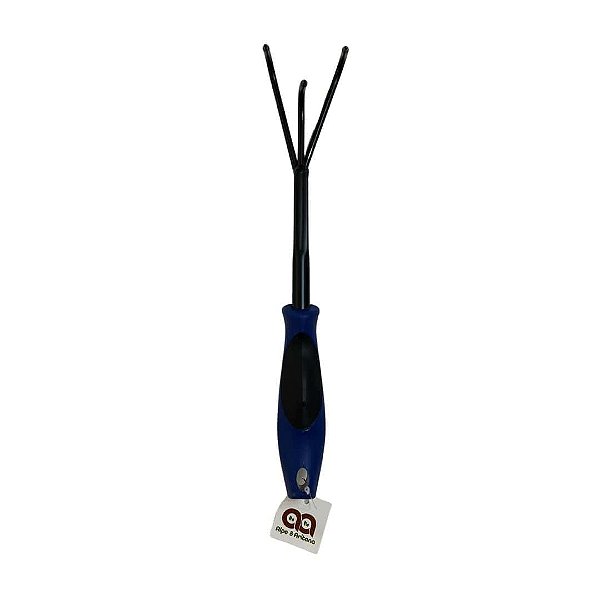 Rastelo Mão 3 dentes Inox Cabo Emborrachado Alpe & Aritana