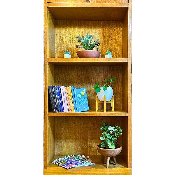 Kit 3 Vasos de Planta Para Decoração de Prateleiras