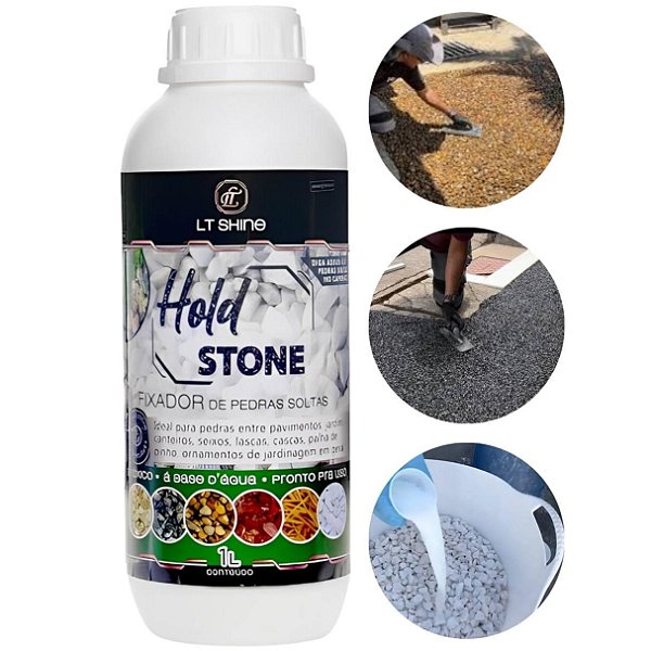 Fixador de Pedras Soltas Hold Stone 1L Paisagismo e Jardim