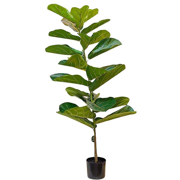 Ficus Lyrata Planta Artificial Grande Árvore Decorativa 1,5m