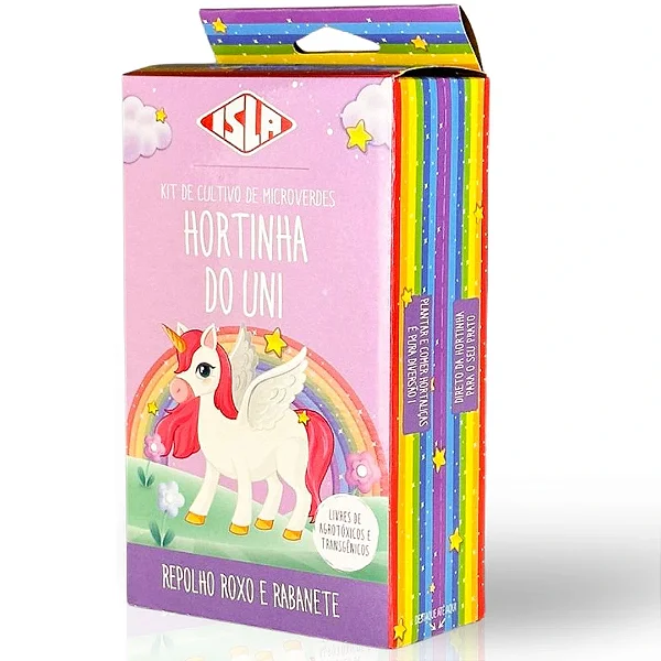 Kit de Cultivo Sementes de Microverde Hortinha do Uni Isla