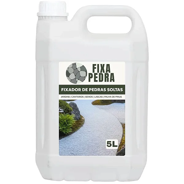 Fixador de Pedras Soltas e Seixos Paisagismo e Jardim 5L