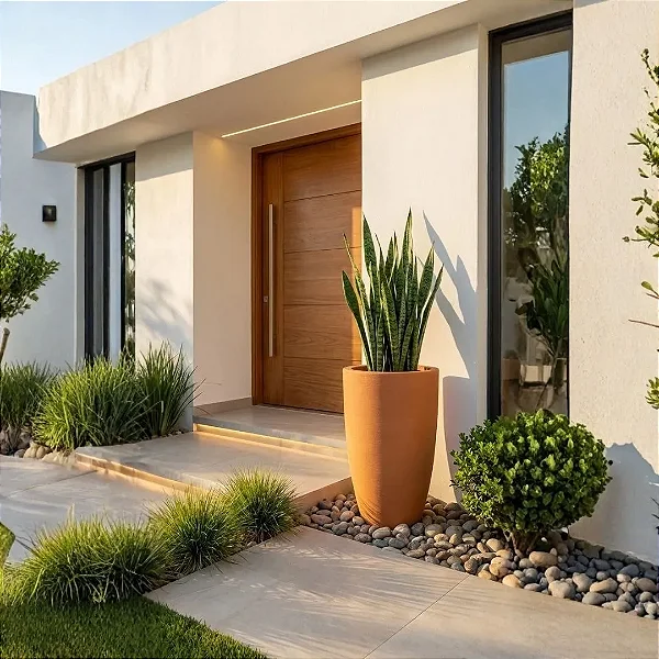 Vaso Para Planta e Decoração Pequim Texturizado 68x42cm