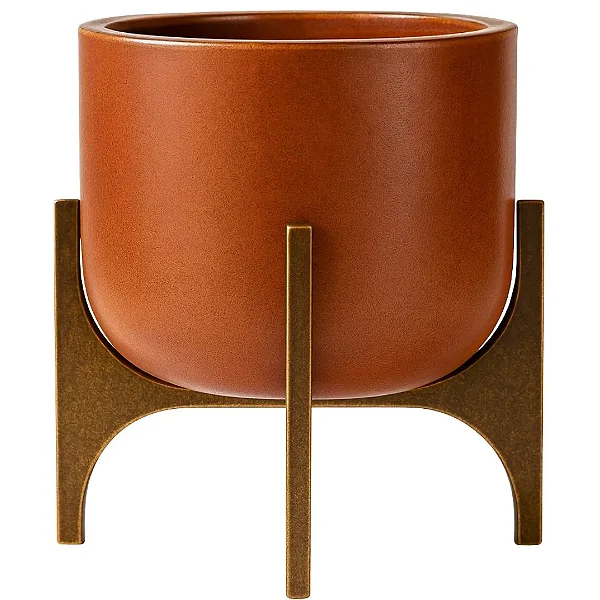 Suporte de Madeira Alto Para Vaso Doha Mini e Médio