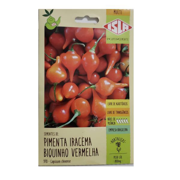 Sementes de Pimenta Biquinho 800mg - Isla