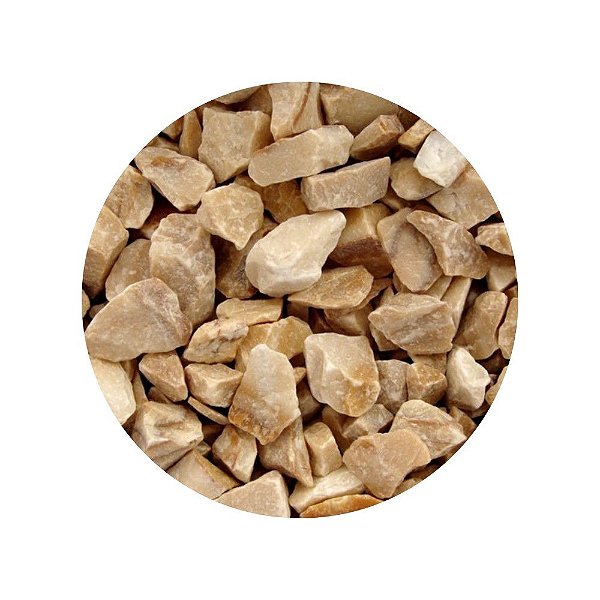 Pedra Bege para Jardim e Vaso Nº2 - 10kg