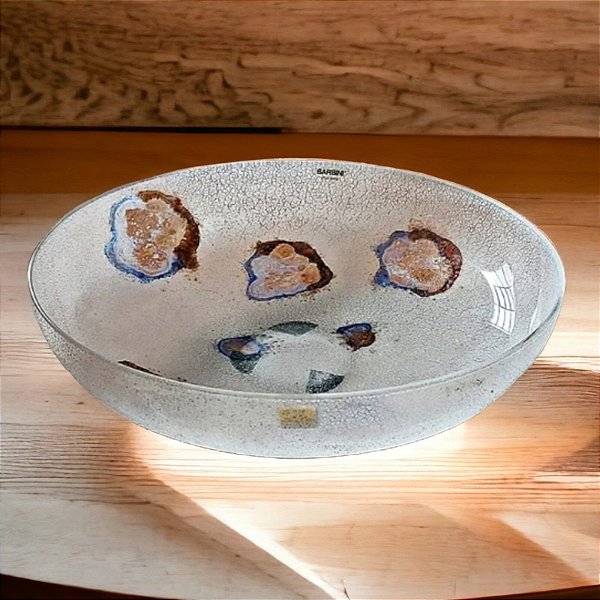 Bowl em murano Scavo assinado Barbini