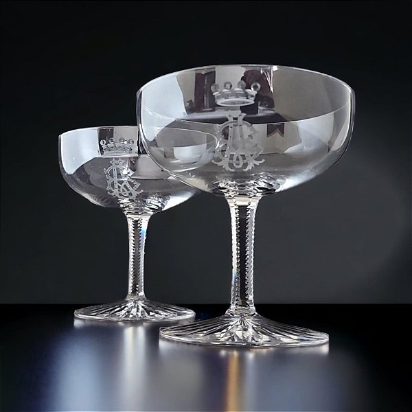 Taça para espumante em cristal Barão do Arary - Monarquia