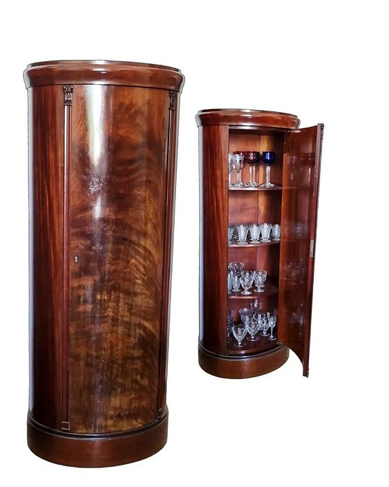 Antigo móvel bar Biedermeier