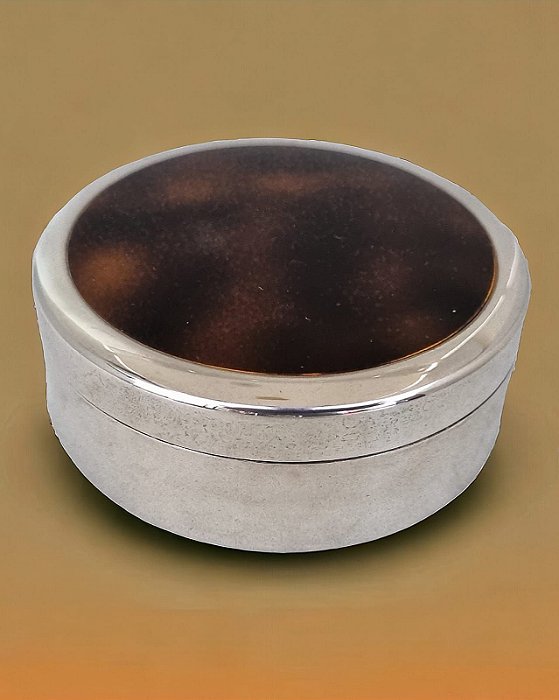 Caixa banho de  prata com tampa falsa tartaruga - Puiforcat