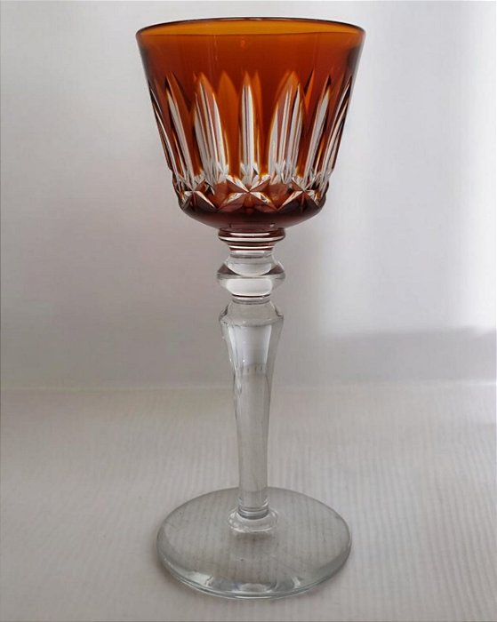 Taça cristal baccarat laranja mod. Piccadilly