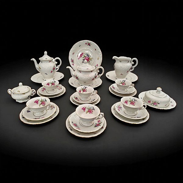Conjunto para chá em porcelana K.P.M.