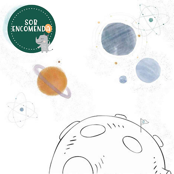 PAINEL de Parede Infantil - PLANETAS