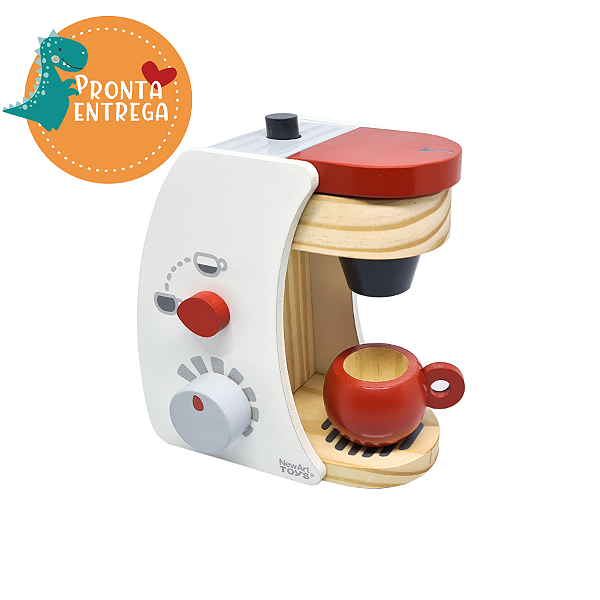 Brinquedo de Madeira Comidinha - CAFETEIRA INFANTIL