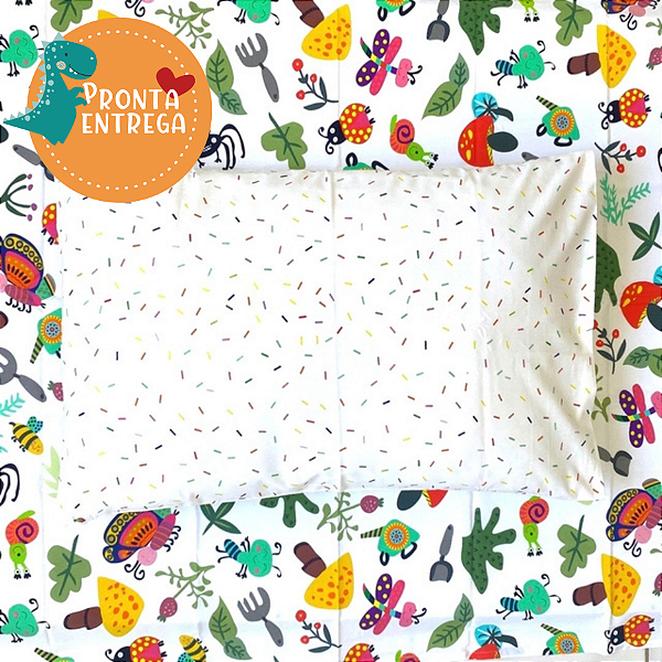 Roupa de Cama Infantil FRONHA - CONFETE - SOLTEIRO