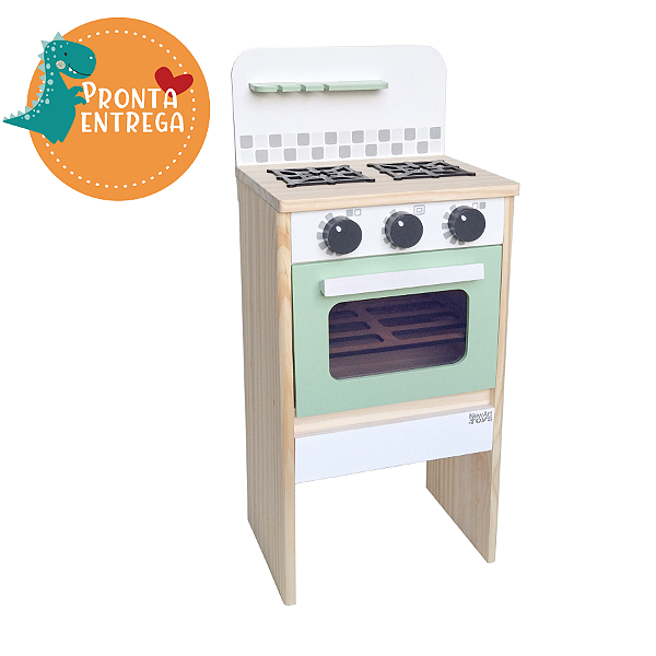 Brinquedo de Madeira - FOGÃO INFANTIL MENTA - NewArt Toys