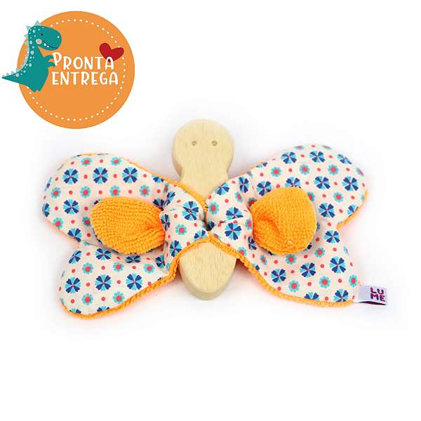 Brinquedo de Madeira SENSORIAL PARA BEBÊS - BORBOLETA