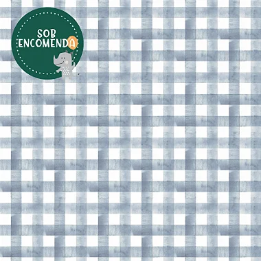 PAPEL de Parede Xadrez - Quadriculado - Vichy Aquarela MARINHO 2