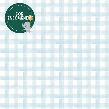 PAPEL de Parede Xadrez - Quadriculado - Vichy Aquarela AZUL 2