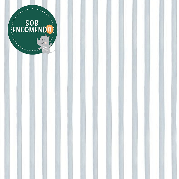 PAPEL de Parede Infantil Listras Aquarelado - AZUL