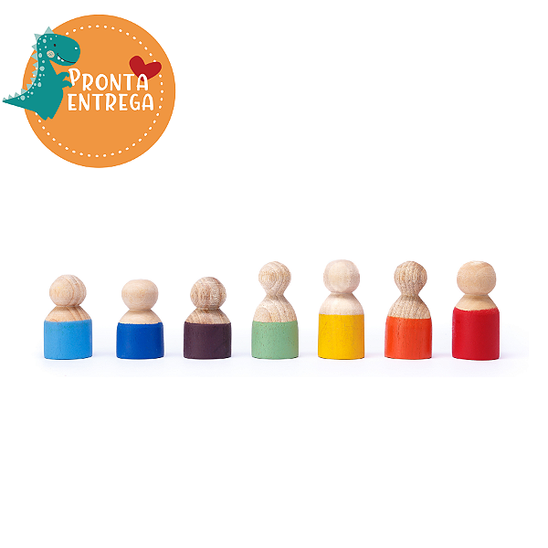 Brinquedo de Madeira - Kit de PESSOAS