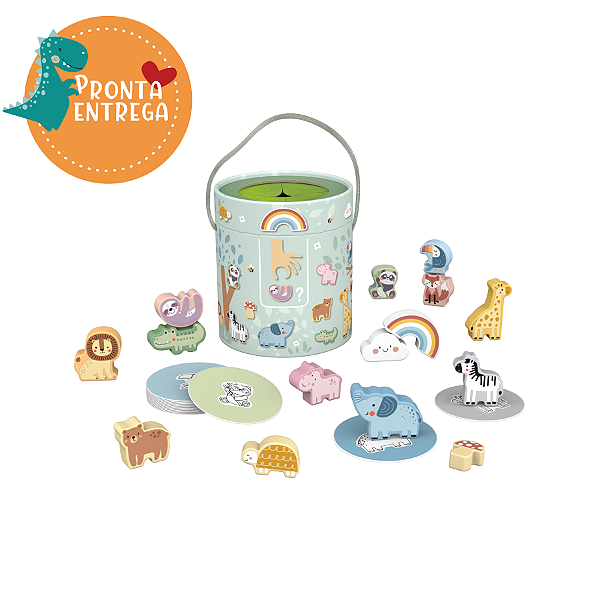 Brinquedo de Madeira - CAIXA MISTERIOSA - TOOKY TOY