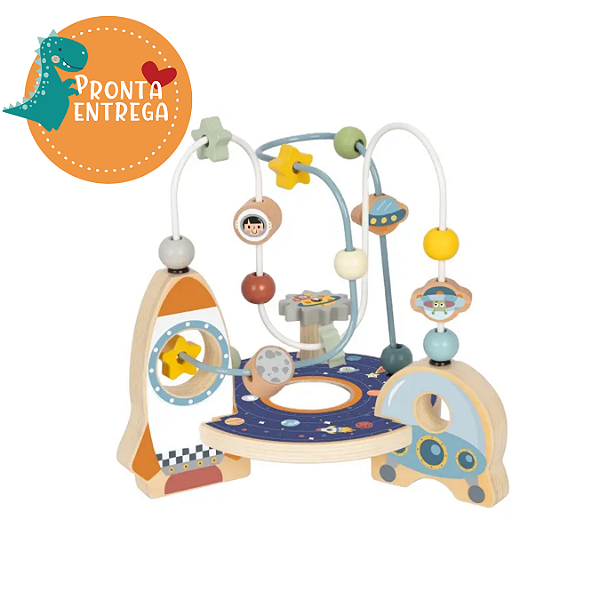 Brinquedo de Madeira - SUPER ARAMADO FOGUETE - TOOKY TOY