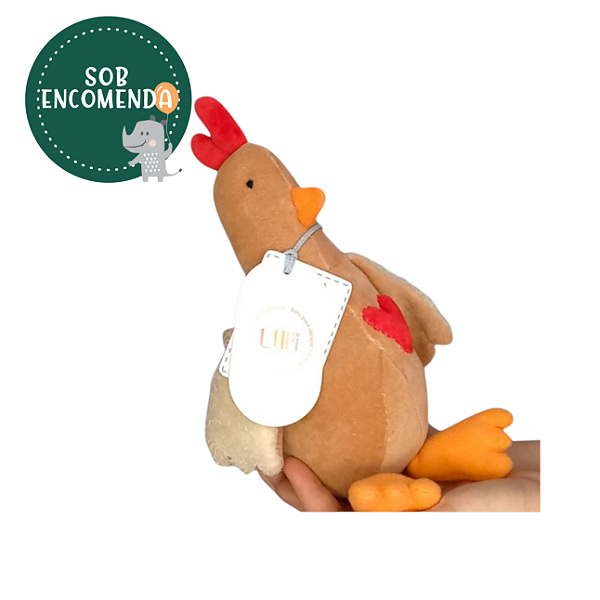 Bichinho de Pano - GALINHA DAISY em Plush