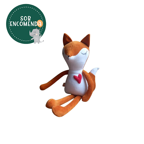 Bichinho de Pano - RAPOSA AMORA em Plush