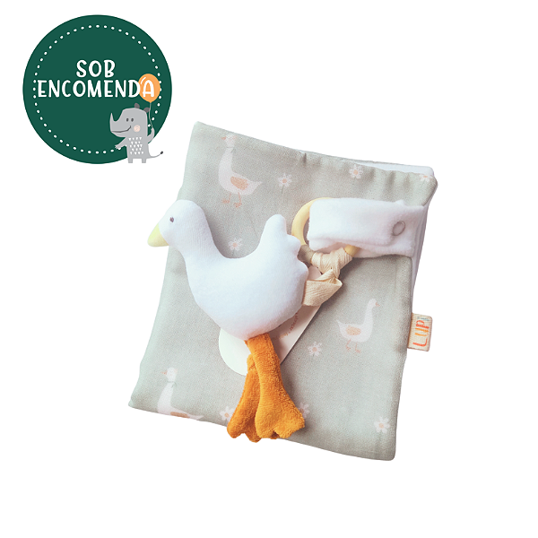 Naninha Sensorial - Fralda de Gaze Dupla Face - PATO
