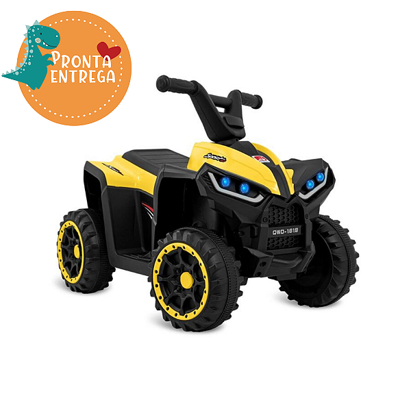 Carro Elétrico Quadriciclo 6V - AMARELO - BANDEIRANTE